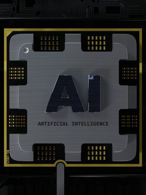 a computer chip with the letter ai on it